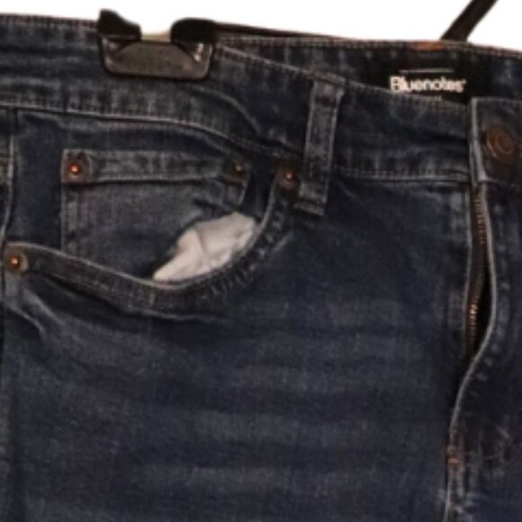 BLUENOTES WOMENS SIZE 12 (31/32 DENIM HIGH WAIST JEANS - Picture 2 of 2